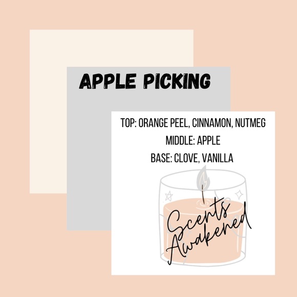 7 OZ Soy Apple Harvest Candle - Picture 3 of 3